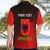 Personalised Albania Hawaiian Shirt Coat Of Arms Dynamic Style - Wonder Print Shop