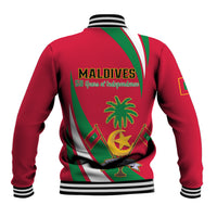 Maldives Independence Day Baseball Jacket Happy 58th Anniversary - Wonder Print Shop