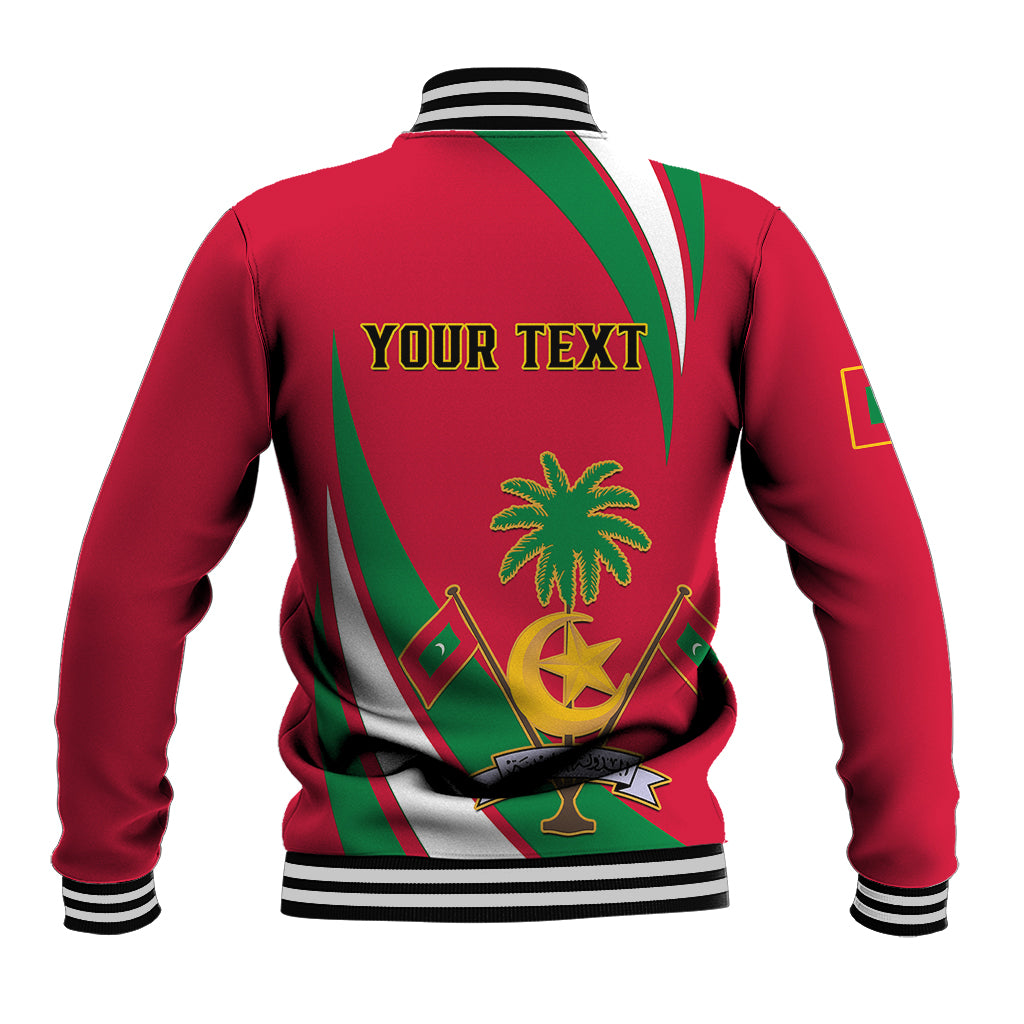 Personalised Maldives Independence Day Baseball Jacket Happy 58th Anniversary - Wonder Print Shop