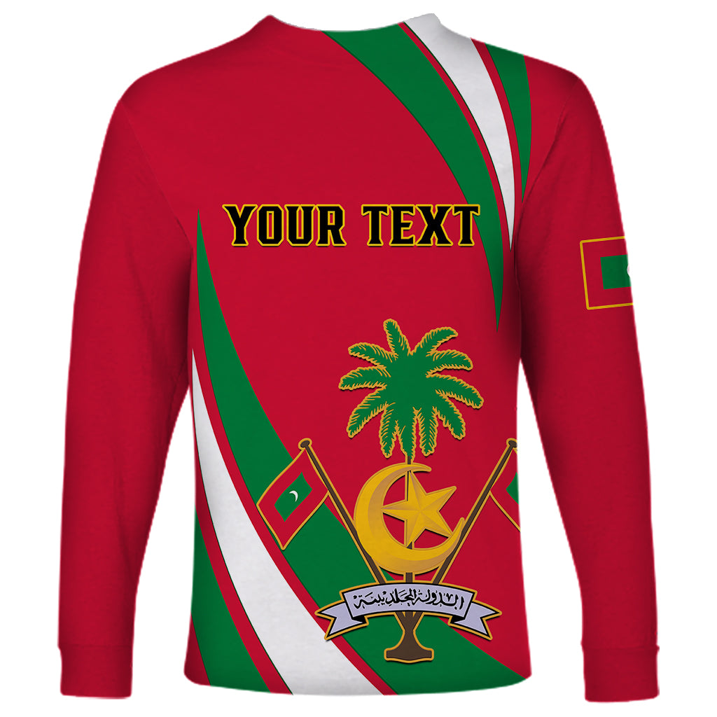 Personalised Maldives Independence Day Long Sleeve Shirt Happy 58th Anniversary - Wonder Print Shop