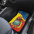 Personalized Ecuador Independence Day Car Mats Coat Of Arms Grunge Style - Wonder Print Shop