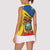 Personalized Ecuador Independence Day Women Sleeveless Polo Shirt Coat Of Arms Grunge Style - Wonder Print Shop
