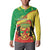 Personalized Congo-Brazzaville Independence Day Button Sweatshirt Coat Of Arms Grunge Style - Wonder Print Shop