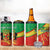 Personalized Congo-Brazzaville Independence Day 4 in 1 Can Cooler Tumbler Coat Of Arms Grunge Style - Wonder Print Shop