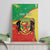 Personalized Congo-Brazzaville Independence Day Canvas Wall Art Coat Of Arms Grunge Style - Wonder Print Shop