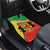 Personalized Congo-Brazzaville Independence Day Car Mats Coat Of Arms Grunge Style - Wonder Print Shop