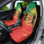 Personalized Congo-Brazzaville Independence Day Car Seat Cover Coat Of Arms Grunge Style - Wonder Print Shop