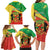 Personalized Congo-Brazzaville Independence Day Family Matching Long Sleeve Bodycon Dress and Hawaiian Shirt Coat Of Arms Grunge Style - Wonder Print Shop