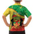 Personalized Congo-Brazzaville Independence Day Family Matching Mermaid Dress and Hawaiian Shirt Coat Of Arms Grunge Style - Wonder Print Shop