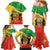 Personalized Congo-Brazzaville Independence Day Family Matching Mermaid Dress and Hawaiian Shirt Coat Of Arms Grunge Style - Wonder Print Shop
