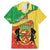 Personalized Congo-Brazzaville Independence Day Family Matching Mermaid Dress and Hawaiian Shirt Coat Of Arms Grunge Style - Wonder Print Shop
