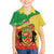 Personalized Congo-Brazzaville Independence Day Family Matching Off The Shoulder Long Sleeve Dress and Hawaiian Shirt Coat Of Arms Grunge Style - Wonder Print Shop