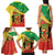 Personalized Congo-Brazzaville Independence Day Family Matching Tank Maxi Dress and Hawaiian Shirt Coat Of Arms Grunge Style - Wonder Print Shop