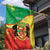 Personalized Congo-Brazzaville Independence Day Garden Flag Coat Of Arms Grunge Style - Wonder Print Shop