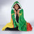 Personalized Congo-Brazzaville Independence Day Hooded Blanket Coat Of Arms Grunge Style - Wonder Print Shop