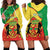 Personalized Congo-Brazzaville Independence Day Hoodie Dress Coat Of Arms Grunge Style - Wonder Print Shop