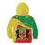 Personalized Congo-Brazzaville Independence Day Kid Hoodie Coat Of Arms Grunge Style - Wonder Print Shop