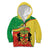 Personalized Congo-Brazzaville Independence Day Kid Hoodie Coat Of Arms Grunge Style - Wonder Print Shop
