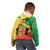 Personalized Congo-Brazzaville Independence Day Kid Hoodie Coat Of Arms Grunge Style - Wonder Print Shop