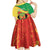 Personalized Congo-Brazzaville Independence Day Kid Short Sleeve Dress Coat Of Arms Grunge Style - Wonder Print Shop