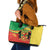 Personalized Congo-Brazzaville Independence Day Leather Tote Bag Coat Of Arms Grunge Style - Wonder Print Shop