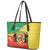 Personalized Congo-Brazzaville Independence Day Leather Tote Bag Coat Of Arms Grunge Style - Wonder Print Shop