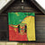 Personalized Congo-Brazzaville Independence Day Quilt Coat Of Arms Grunge Style - Wonder Print Shop