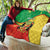 Personalized Congo-Brazzaville Independence Day Quilt Coat Of Arms Grunge Style - Wonder Print Shop