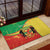 Personalized Congo-Brazzaville Independence Day Rubber Doormat Coat Of Arms Grunge Style - Wonder Print Shop