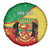 Personalized Congo-Brazzaville Independence Day Spare Tire Cover Coat Of Arms Grunge Style - Wonder Print Shop