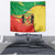 Personalized Congo-Brazzaville Independence Day Tapestry Coat Of Arms Grunge Style - Wonder Print Shop