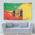 Personalized Congo-Brazzaville Independence Day Tapestry Coat Of Arms Grunge Style - Wonder Print Shop