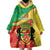 Personalized Congo-Brazzaville Independence Day Wearable Blanket Hoodie Coat Of Arms Grunge Style - Wonder Print Shop