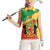 Personalized Congo-Brazzaville Independence Day Women Sleeveless Polo Shirt Coat Of Arms Grunge Style - Wonder Print Shop