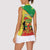 Personalized Congo-Brazzaville Independence Day Women Sleeveless Polo Shirt Coat Of Arms Grunge Style - Wonder Print Shop
