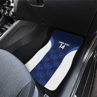Custom Scotland Cricket Car Mats Go Scots Thistle Pattern - Wonder Print Shop
