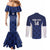 Custom Scotland Cricket Couples Matching Mermaid Dress and Long Sleeve Button Shirt Go Scots Thistle Pattern - Wonder Print Shop