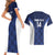 Custom Scotland Cricket Couples Matching Short Sleeve Bodycon Dress and Hawaiian Shirt Go Scots Thistle Pattern - Wonder Print Shop