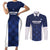 Custom Scotland Cricket Couples Matching Short Sleeve Bodycon Dress and Long Sleeve Button Shirt Go Scots Thistle Pattern - Wonder Print Shop