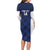 Custom Scotland Cricket Family Matching Long Sleeve Bodycon Dress and Hawaiian Shirt Go Scots Thistle Pattern - Wonder Print Shop
