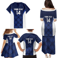 Custom Scotland Cricket Family Matching Puletasi and Hawaiian Shirt Go Scots Thistle Pattern - Wonder Print Shop