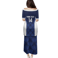 Custom Scotland Cricket Family Matching Puletasi and Hawaiian Shirt Go Scots Thistle Pattern - Wonder Print Shop