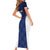 Custom Scotland Cricket Family Matching Short Sleeve Bodycon Dress and Hawaiian Shirt Go Scots Thistle Pattern - Wonder Print Shop