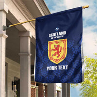 Custom Scotland Cricket Garden Flag Go Scots Thistle Pattern - Wonder Print Shop