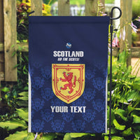 Custom Scotland Cricket Garden Flag Go Scots Thistle Pattern - Wonder Print Shop
