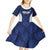 Custom Scotland Cricket Kid Short Sleeve Dress Go Scots Thistle Pattern - Wonder Print Shop