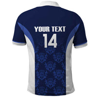 Custom Scotland Cricket Polo Shirt Go Scots Thistle Pattern - Wonder Print Shop