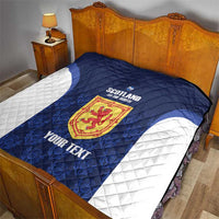 Custom Scotland Cricket Quilt Go Scots Thistle Pattern - Wonder Print Shop