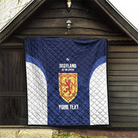 Custom Scotland Cricket Quilt Go Scots Thistle Pattern - Wonder Print Shop