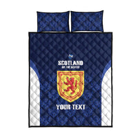 Custom Scotland Cricket Quilt Bed Set Go Scots Thistle Pattern - Wonder Print Shop